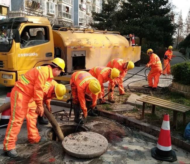 袍江市政管道清淤