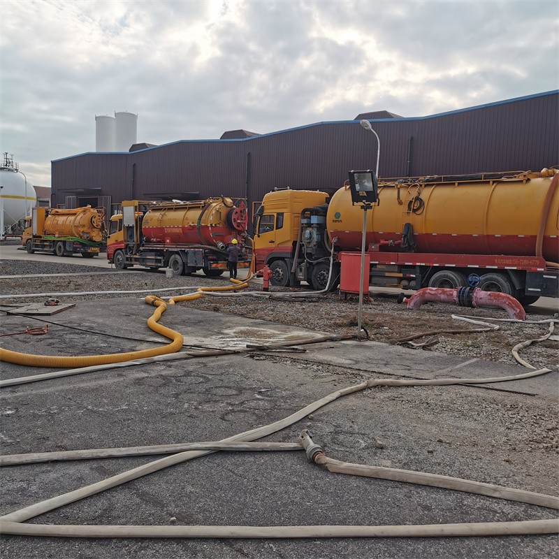 袍江污水池清理